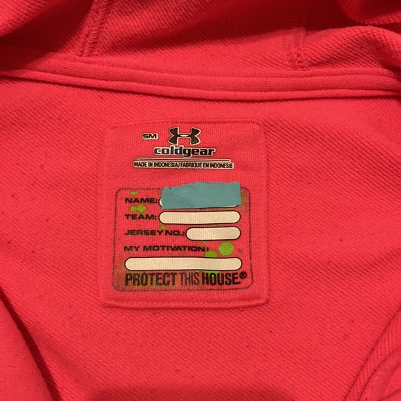 neon pink under armor jacket womens sm - Picture 3 of 4